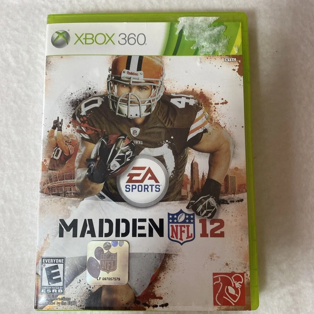 EA Sports Madden NFL 12 Xbox 360 Football Sports Video Game 2011 No Manual